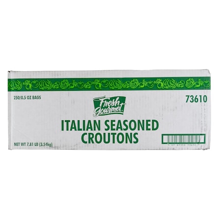 Fresh Gourmet Fresh Gourmet Italian Seasoned Croutons .5 oz., PK250 73610